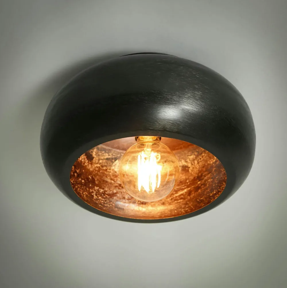 Ampoules| Ampoule globe 15 cm ambrée LED filament lumière chaude (E27)