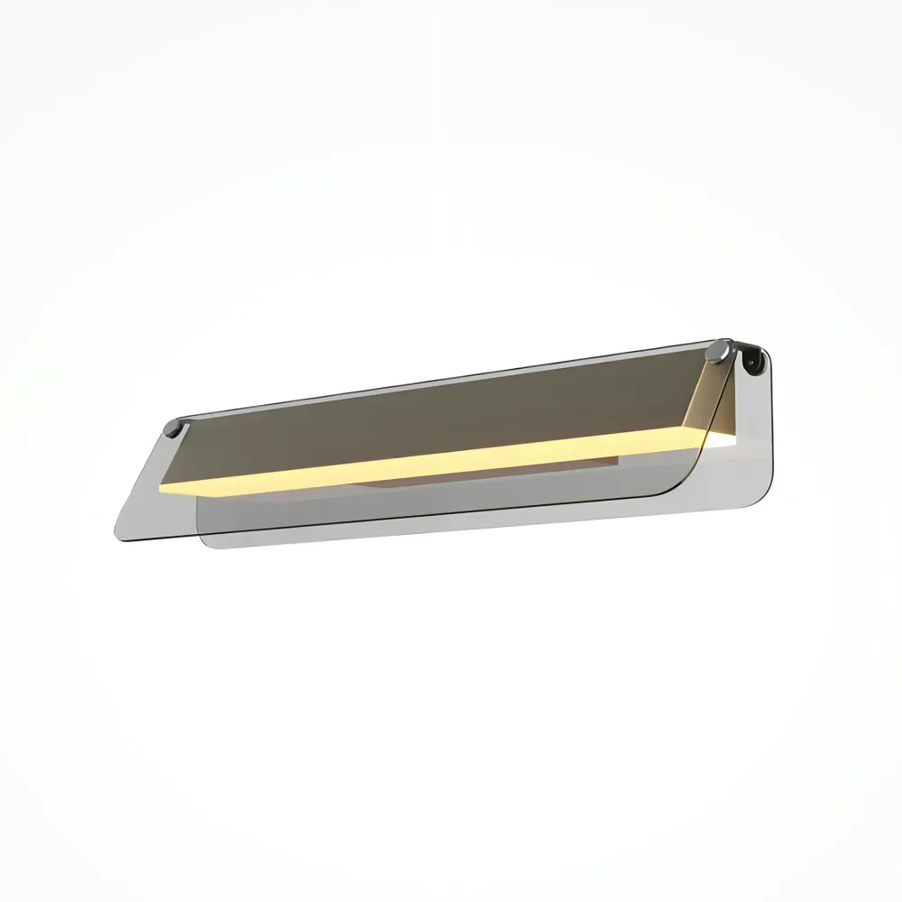 Appliques|MINA Applique murale ambrée avec volet horizontal 43 cm