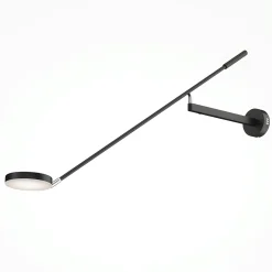 Appliques|OCALA Applique murale articulée LED – 1 lampe disque noire