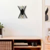 Appliques|SINOP Applique murale design noire, forme sablier