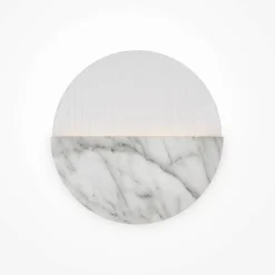 Appliques|LAUREL Applique murale moderne – disque marbre strié ⌀30 cm