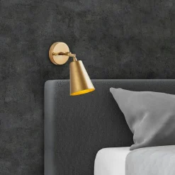 Appliques|SFAX Applique murale moderne noire, abat-jour orientable