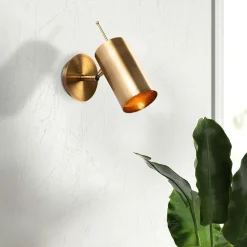 Appliques|SFAX Applique murale vintage métal brossé, tête orientable