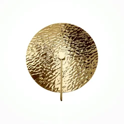 Appliques|CALERA Applique verre moderne – disque doré effet vague