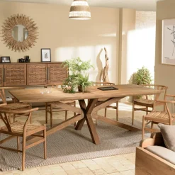 Buffets En Bois|Buffets En Bois|Swing Bahut de rangement en teck recyclé 100 cm