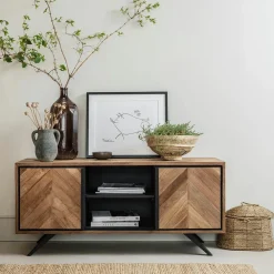 Buffets Contemporains|Buffets Contemporains|MANADO Bahut en bois de teck recyclé