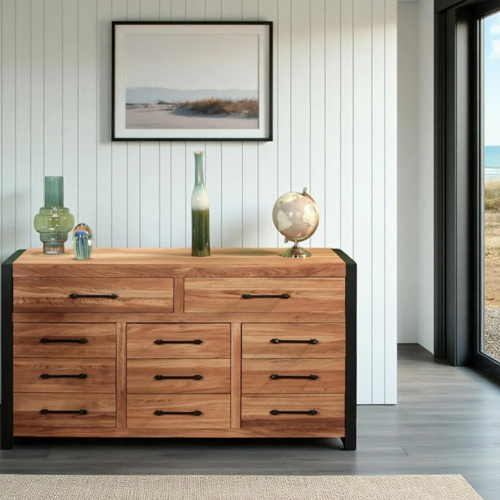 Buffets Contemporains|Buffets Contemporains|FERSCOTT 2 Bahut en chêne huilé 2 portes