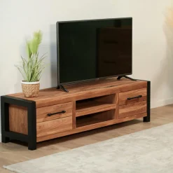 Buffets Contemporains|Buffets Contemporains|FERSCOTT 2 Bahut en chêne huilé 4 portes