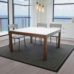 Buffets Contemporains|Buffets Contemporains|Olga Bahut enfilade moderne exotique hévéa 4 portes 200cm