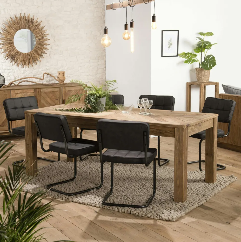 Univers Déco·Maison De Campagne|DENVER Banc en bois recyclé 140 cm style campagne