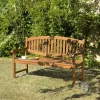 Bancs De Jardin|MACAO Banc ovale en teck 150 cm