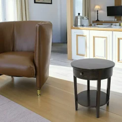 Bibliothèques En Bois|Bibliothèques En Bois|Tradition Bibliothèque avec échelle bois massif