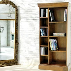 Bibliothèques En Bois|Bibliothèques En Bois|Tradition Bibliothèque échelle exotique hévéa 100x240cm