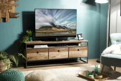 Bibliothèques En Bois|Bibliothèques En Bois|Swing Bibliothèque salon teck recyclé