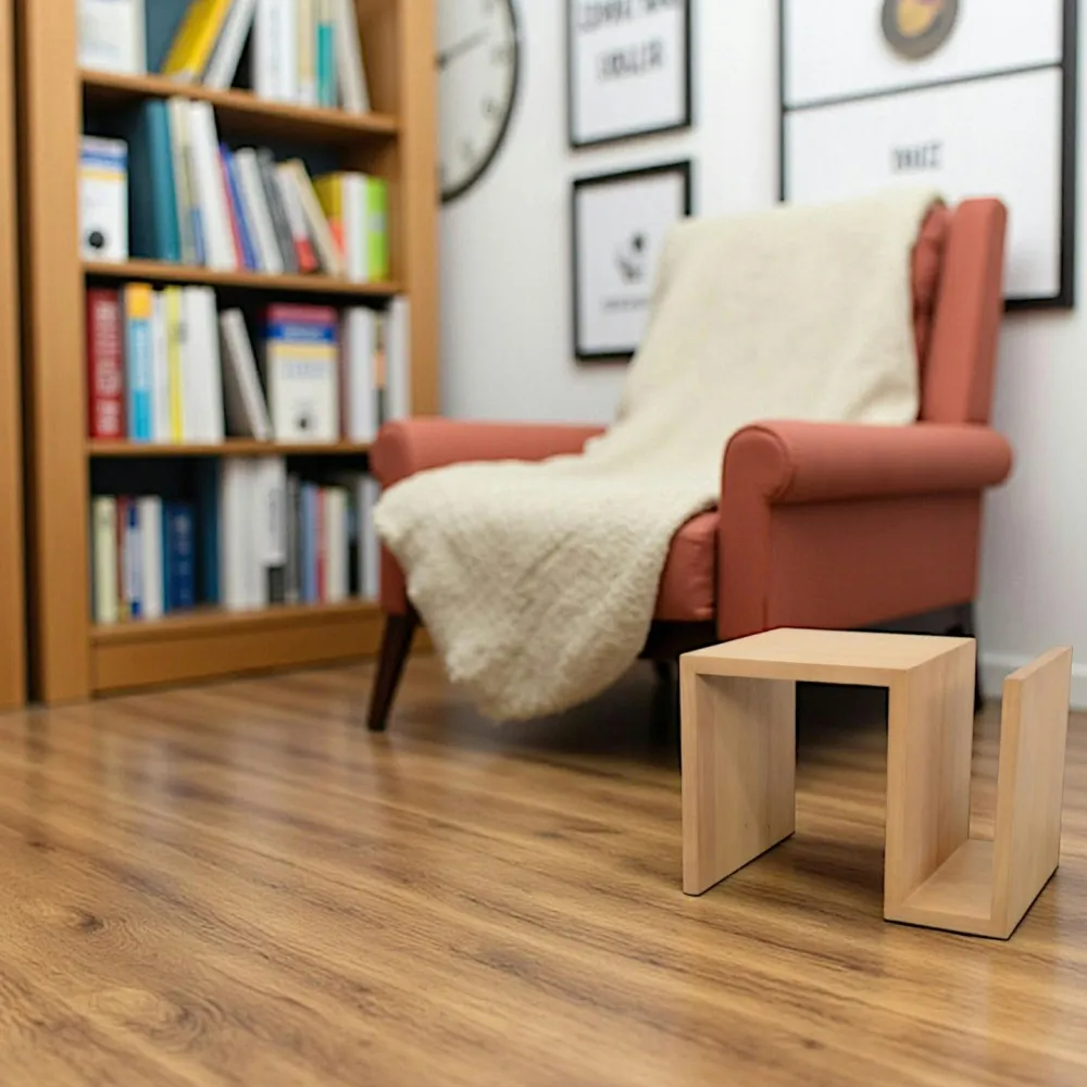 Bouts De Canapé En Bois|Baltic Bout de Canapé / Range Magazines Hévéa 58x42x42cm