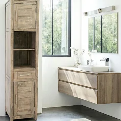 Bouts De Canapé En Bois|Attan Bout de canapé bois hévéa 50x55cm