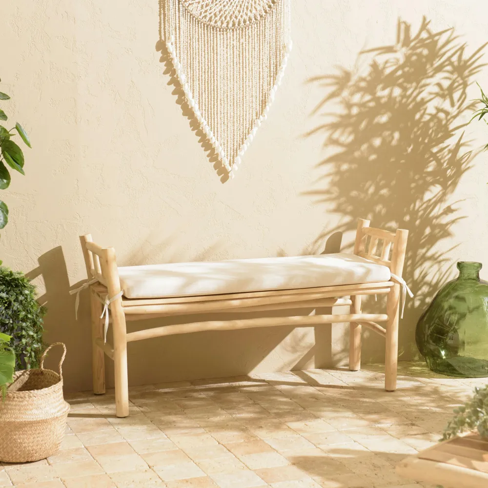 Bouts De Canapé En Bois|Bouts De Canapé En Métal|OKA Bout de canapé chêne massif