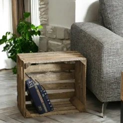 Bouts De Canapé En Bois| Bout de canapé en bois d'acacia F.S.C® rond D 40, 5 cm