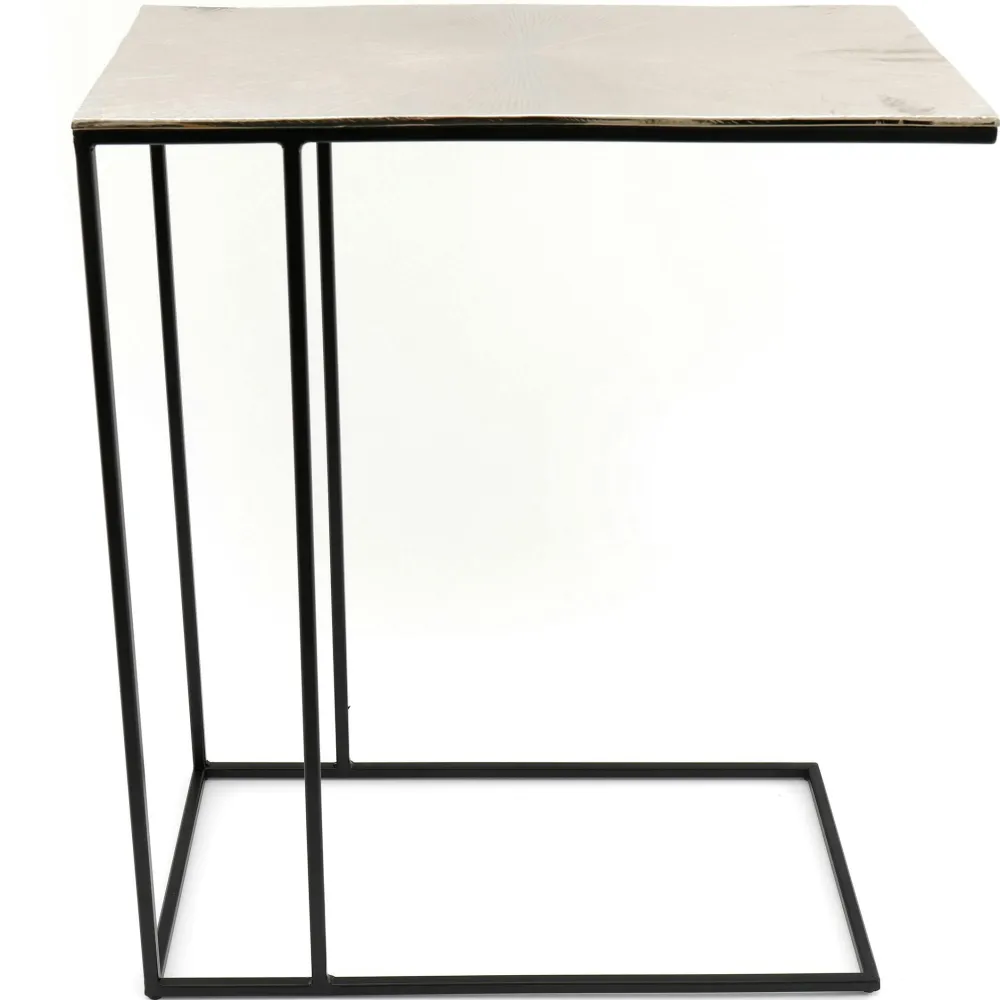 Bouts De Canapé En Métal| Bout de canapé rectangulaire en métal