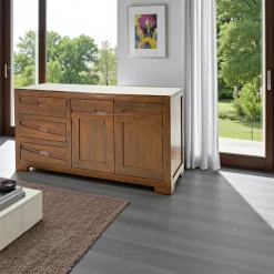 Bouts De Canapé Industriels|Bouts De Canapé En Métal|CORUMBA Bout de canapé rond bois noir pied cône métal