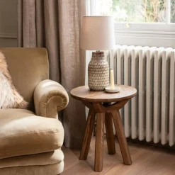 Bouts De Canapé En Bois|Tables Basses Rondes|KYOTO Bout de canapé rond en chêne