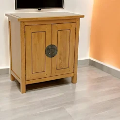 Bibliothèques En Bois|Bibliothèques En Bois|Maori Buffet 2 portes hévéa 75x45x80cm