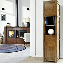 Buffets Bas|Buffet Bas|Tessa Buffet 2 portes hévéa 110x45x90cm