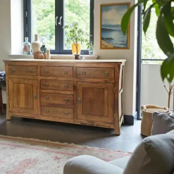 Buffets Bas|Buffet Bas|Maori Buffet asiatique hévéa 2 portes 160cm