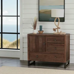 Buffets En Bois|Buffets En Bois|SAMOA Buffet bas bois brun recyclé