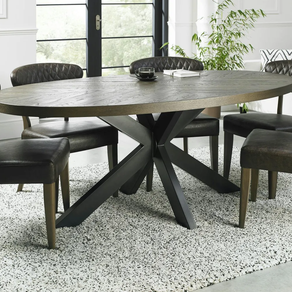 Buffets Contemporains|Buffets Contemporains|ARLINGTON Buffet bas en marqueterie de chêne