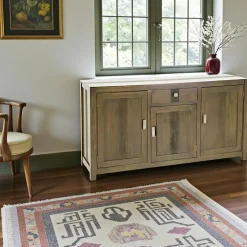 Buffets Bas|Buffet Bas|Gala Buffet bois exotique hévéa 160cm