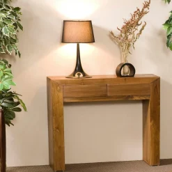 Buffets Contemporains|Buffets Contemporains|ROSETO Buffet bois massif 4 portes - frise décorative