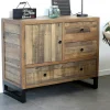 Univers Déco·Loft Industriel|Buffets Industriels|BRISBANE Buffet bois recyclé