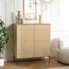 Buffets Contemporains|Buffets Contemporains|MAYENCE Buffet contemporain 2 portes bois couleur naturelle