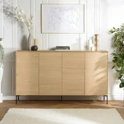 Buffets Contemporains|Buffets Contemporains|MAYENCE Buffet contemporain 2 portes bois couleur naturelle