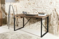 Buffets En Bois|Buffets En Bois|Swing Buffet de rangement 2 portes en teck et fibre de coco