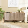 Buffets En Bois|Buffets En Bois|KANHA Buffet en bois 4 portes motifs graphiques