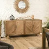 Univers Déco·Maison De Campagne|Buffets Contemporains|DENVER Buffet enfilade en bois de pin recyclé