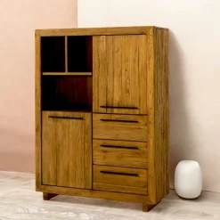 Buffets Scandinaves|Buffets Scandinaves|KERALA Buffet enfilade en teck recyclé naturel