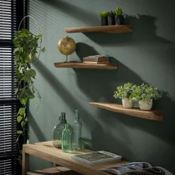 Buffets Contemporains|Buffets Contemporains|BARBADE Buffet moderne bois recyclé teck laque noire 200 cm