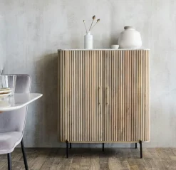 Univers Déco·Scandinave Hygge|Buffets Contemporains|MASSA Buffet moderne en marbre et bois