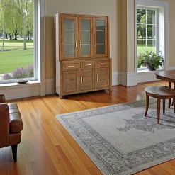 Vaisseliers Scandinaves|Vaisseliers Scandinaves|Attan Buffet vaisselier vitré bois moderne 150cm