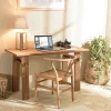 Bureaux En Bois|Swing Bureau / Console en bois de teck recyclé 140 x 60