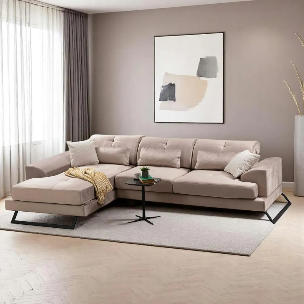 Canapés 3 Places|Canapés En Tissu|MILO Canapé 3 places anthracite avec dossier inclinable