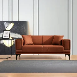 Canapés En Tissu|Canapés 3 Places|LUCCA Canapé 3 places beige - lit d'appoint, look épuré