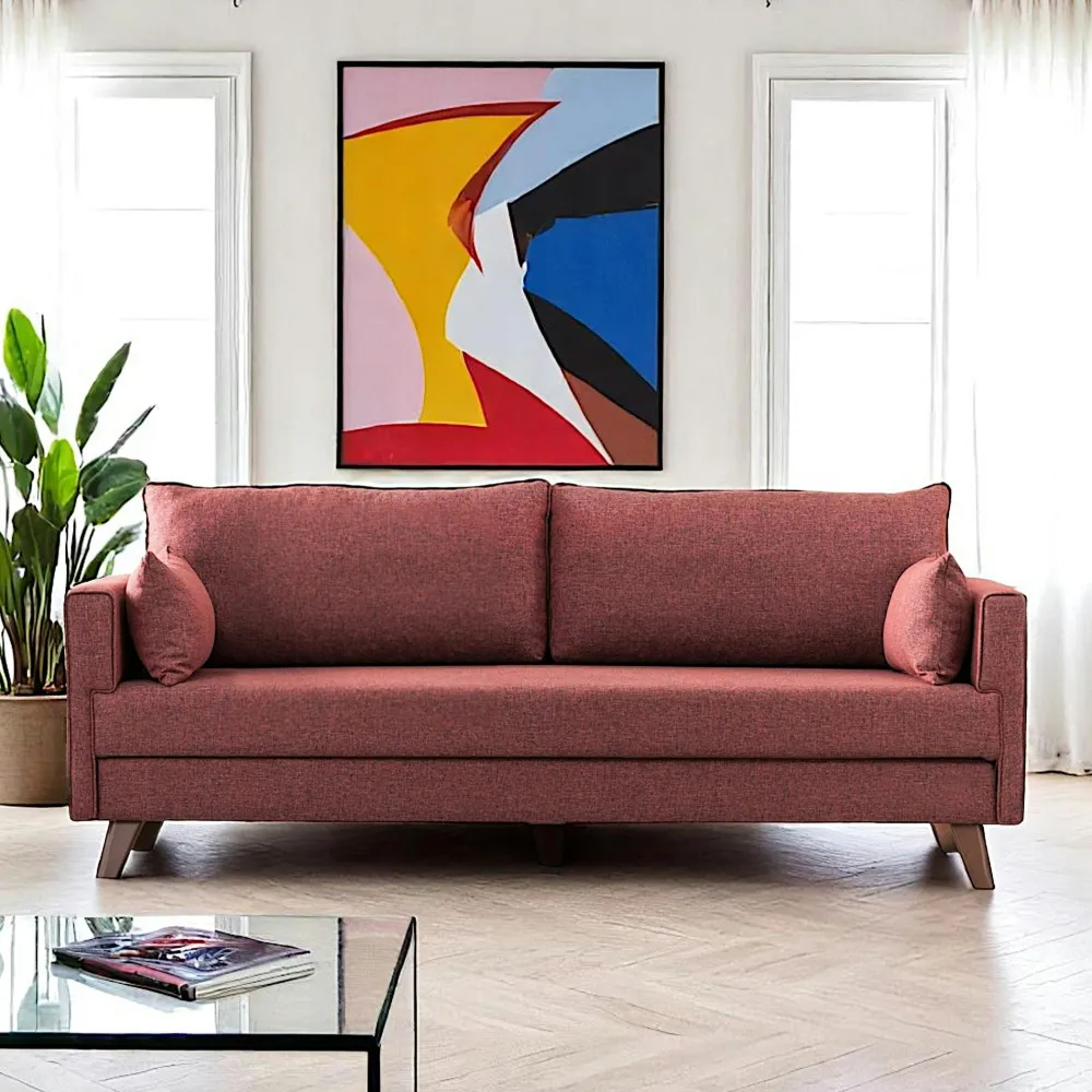 Canapés En Tissu|Canapés 2 Places|SPLIT Canapé 2 places gris anthracite - dos droit