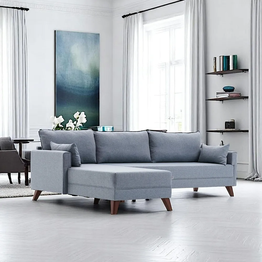 Canapés En Tissu|Canapés 2 Places|SPLIT Canapé 2 places gris anthracite - dos droit