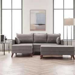 Canapés En Tissu|Canapés 2 Places|SPLIT Canapé 2 places gris anthracite - dos droit