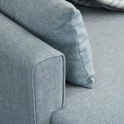 Canapés En Tissu|Canapés 2 Places|SPLIT Canapé 2 places gris anthracite - dos droit