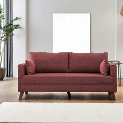 Canapés En Tissu|Canapés 2 Places|SPLIT Canapé 2 places gris anthracite - dos droit